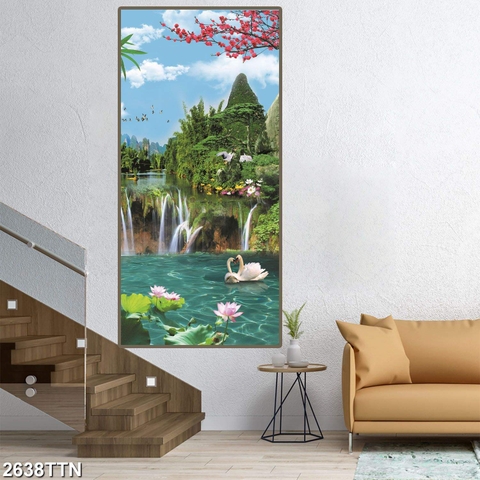 Tranh Sơn Thủy Dọc | Tranh Ngọc Việt - Đắk Lắk | Tranh Ngọc Việt - Xưởng Tranh Đẹp Buôn Ma Thuột (BMT) DakLak