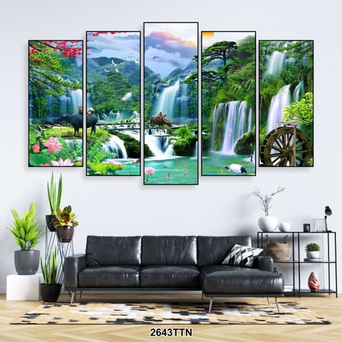 Bộ 5 Tranh Ghép Đẹp, Sang | Tranh Ngọc Việt - Đắk Lắk | Tranh Ngọc Việt - Xưởng Tranh Đẹp Buôn Ma Thuột (BMT) DakLak