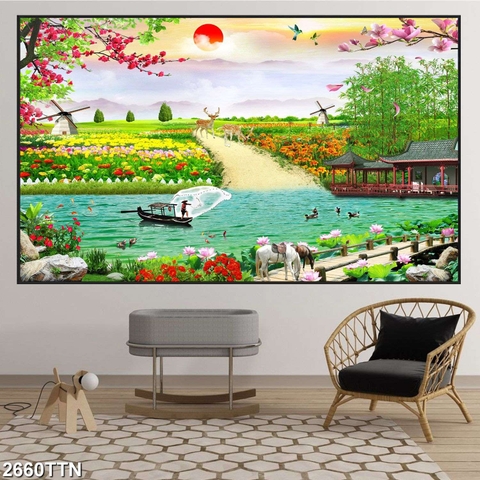 Tranh Phong Cảnh Thiên Nhiên | Tranh Ngọc Việt - Đắk Lắk | Tranh Ngọc Việt - Xưởng Tranh Đẹp Buôn Ma Thuột (BMT) DakLak