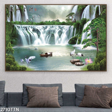 Tranh Sơn Thủy Ngang | Tranh Ngọc Việt - Đắk Lắk | Tranh Ngọc Việt - Xưởng Tranh Đẹp Buôn Ma Thuột (BMT) DakLak