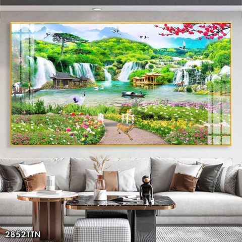 Tranh Sơn Thủy Ngang | Tranh Ngọc Việt - Đắk Lắk | Tranh Ngọc Việt - Xưởng Tranh Đẹp Buôn Ma Thuột (BMT) DakLak