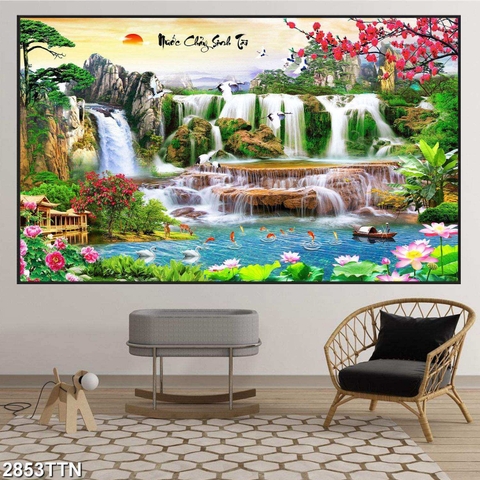 Tranh Sơn Thủy Ngang | Tranh Ngọc Việt - Đắk Lắk | Tranh Ngọc Việt - Xưởng Tranh Đẹp Buôn Ma Thuột (BMT) DakLak