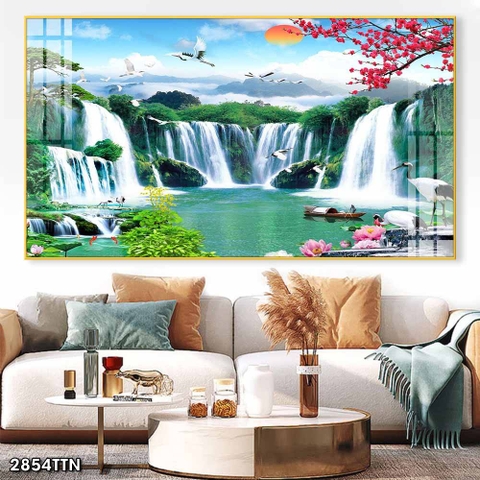 Tranh Sơn Thủy Ngang | Tranh Ngọc Việt - Đắk Lắk | Tranh Ngọc Việt - Xưởng Tranh Đẹp Buôn Ma Thuột (BMT) DakLak