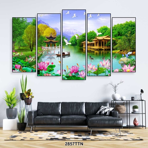 Bộ 5 Tranh Ghép Đẹp, Sang | Tranh Ngọc Việt - Đắk Lắk | Tranh Ngọc Việt - Xưởng Tranh Đẹp Buôn Ma Thuột (BMT) DakLak