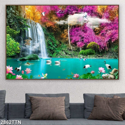 Tranh Sơn Thủy Ngang | Tranh Ngọc Việt - Đắk Lắk | Tranh Ngọc Việt - Xưởng Tranh Đẹp Buôn Ma Thuột (BMT) DakLak