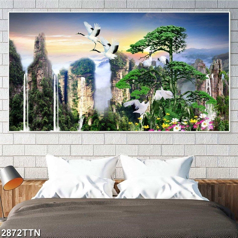 Tranh Sơn Thủy Ngang | Tranh Ngọc Việt - Đắk Lắk | Tranh Ngọc Việt - Xưởng Tranh Đẹp Buôn Ma Thuột (BMT) DakLak