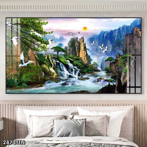 Tranh Sơn Thủy Ngang | Tranh Ngọc Việt - Đắk Lắk | Tranh Ngọc Việt - Xưởng Tranh Đẹp Buôn Ma Thuột (BMT) DakLak