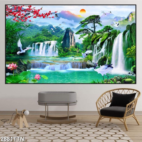 Tranh Sơn Thủy Ngang | Tranh Ngọc Việt - Đắk Lắk | Tranh Ngọc Việt - Xưởng Tranh Đẹp Buôn Ma Thuột (BMT) DakLak