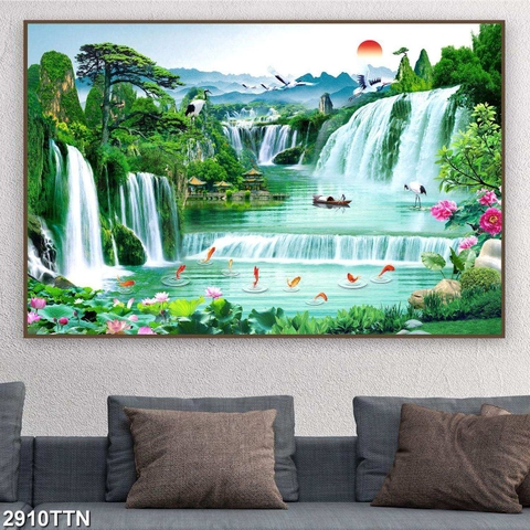 Tranh Sơn Thủy Ngang | Tranh Ngọc Việt - Đắk Lắk | Tranh Ngọc Việt - Xưởng Tranh Đẹp Buôn Ma Thuột (BMT) DakLak