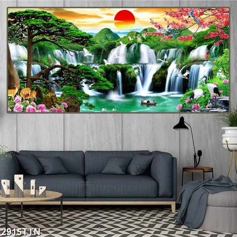 Tranh Sơn Thủy Ngang | Tranh Ngọc Việt - Đắk Lắk | Tranh Ngọc Việt - Xưởng Tranh Đẹp Buôn Ma Thuột (BMT) DakLak