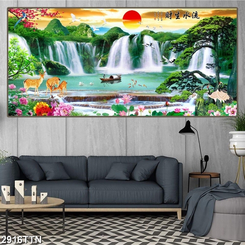 Tranh Sơn Thủy Ngang | Tranh Ngọc Việt - Đắk Lắk | Tranh Ngọc Việt - Xưởng Tranh Đẹp Buôn Ma Thuột (BMT) DakLak