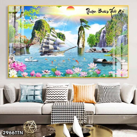 Tranh Thuận Buồm Xuôi Gió | Tranh Ngọc Việt - Đắk Lắk | Tranh Ngọc Việt - Xưởng Tranh Đẹp Buôn Ma Thuột (BMT) DakLak