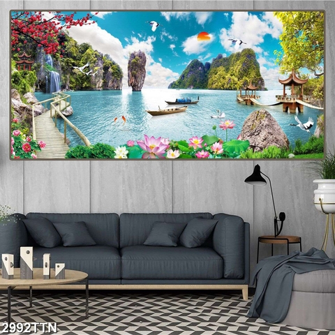 Tranh Phong Cảnh Thiên Nhiên | Tranh Ngọc Việt - Đắk Lắk | Tranh Ngọc Việt - Xưởng Tranh Đẹp Buôn Ma Thuột (BMT) DakLak