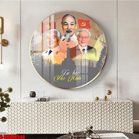 Tranh Bác Hồ - Bác Giáp - Bác Trọng | Tranh Ngọc Việt - Đắk Lắk | Tranh Ngọc Việt - Xưởng Tranh Đẹp Buôn Ma Thuột (BMT) DakLak