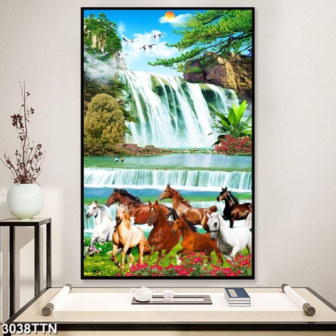 Tranh Sơn Thủy Dọc | Tranh Ngọc Việt - Đắk Lắk | Tranh Ngọc Việt - Xưởng Tranh Đẹp Buôn Ma Thuột (BMT) DakLak