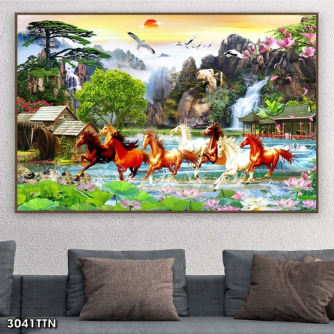 Tranh Mã Đáo Thành Công | Tranh Ngọc Việt - Đắk Lắk | Tranh Ngọc Việt - Xưởng Tranh Đẹp Buôn Ma Thuột (BMT) DakLak