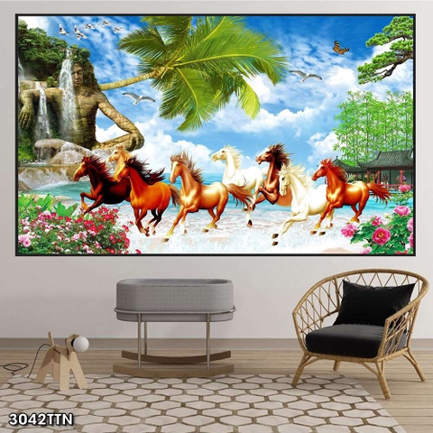 Tranh Mã Đáo Thành Công | Tranh Ngọc Việt - Đắk Lắk | Tranh Ngọc Việt - Xưởng Tranh Đẹp Buôn Ma Thuột (BMT) DakLak