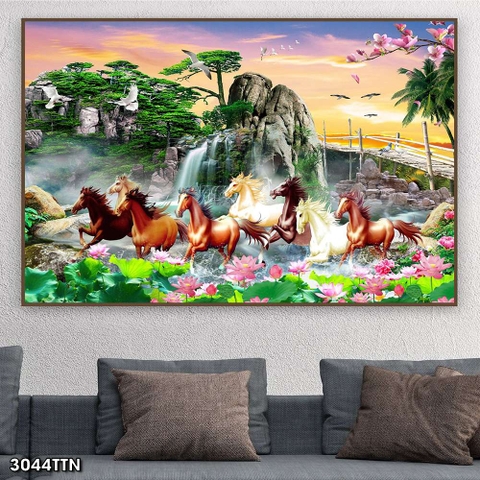 Tranh Mã Đáo Thành Công | Tranh Ngọc Việt - Đắk Lắk | Tranh Ngọc Việt - Xưởng Tranh Đẹp Buôn Ma Thuột (BMT) DakLak