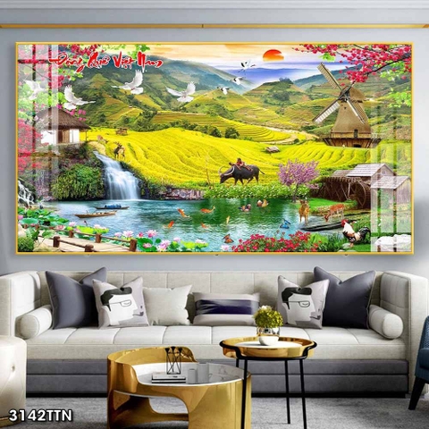 Tranh Sơn Thủy Ngang | Tranh Ngọc Việt - Đắk Lắk | Tranh Ngọc Việt - Xưởng Tranh Đẹp Buôn Ma Thuột (BMT) DakLak