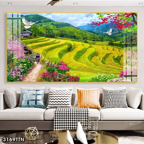 Tranh Sơn Thủy Ngang | Tranh Ngọc Việt - Đắk Lắk | Tranh Ngọc Việt - Xưởng Tranh Đẹp Buôn Ma Thuột (BMT) DakLak