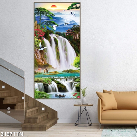 Tranh Sơn Thủy Dọc | Tranh Ngọc Việt - Đắk Lắk | Tranh Ngọc Việt - Xưởng Tranh Đẹp Buôn Ma Thuột (BMT) DakLak