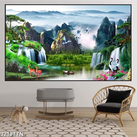 Tranh Sơn Thủy Ngang | Tranh Ngọc Việt - Đắk Lắk | Tranh Ngọc Việt - Xưởng Tranh Đẹp Buôn Ma Thuột (BMT) DakLak