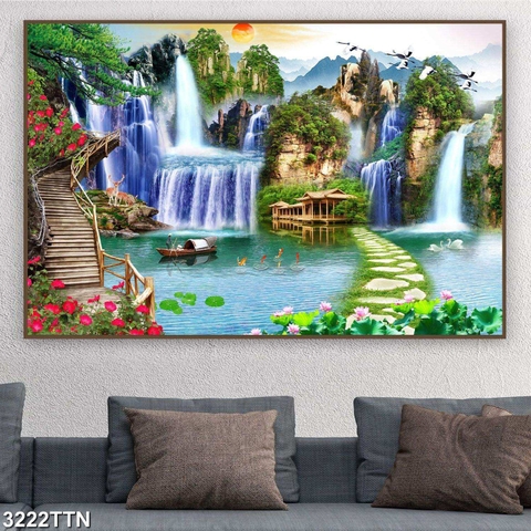 Tranh Sơn Thủy Ngang | Tranh Ngọc Việt - Đắk Lắk | Tranh Ngọc Việt - Xưởng Tranh Đẹp Buôn Ma Thuột (BMT) DakLak