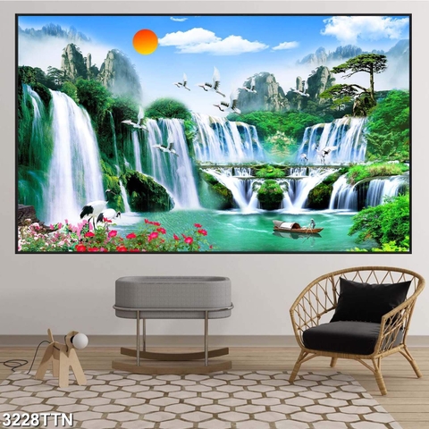 Tranh Sơn Thủy Ngang | Tranh Ngọc Việt - Đắk Lắk | Tranh Ngọc Việt - Xưởng Tranh Đẹp Buôn Ma Thuột (BMT) DakLak