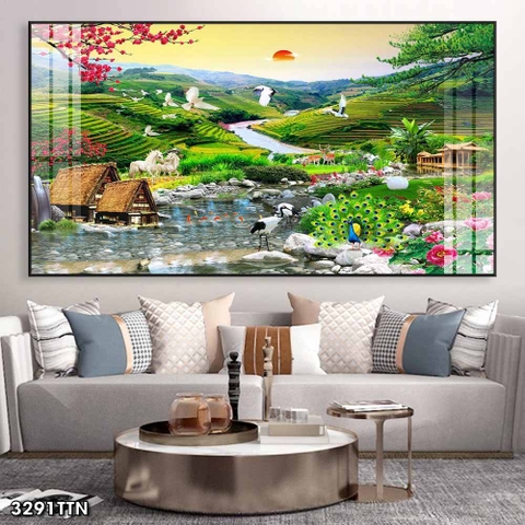 Tranh Sơn Thủy Ngang | Tranh Ngọc Việt - Đắk Lắk | Tranh Ngọc Việt - Xưởng Tranh Đẹp Buôn Ma Thuột (BMT) DakLak