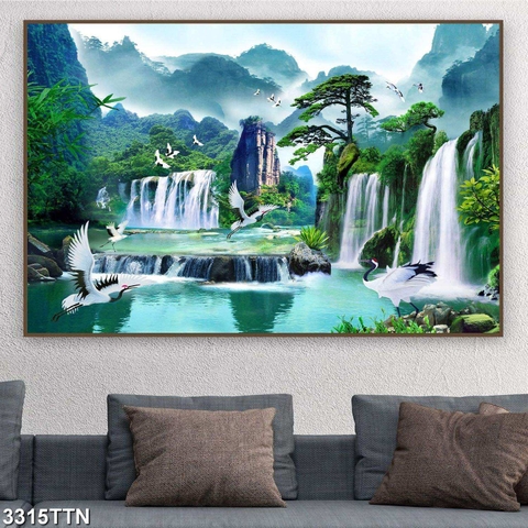 Tranh Sơn Thủy Ngang | Tranh Ngọc Việt - Đắk Lắk | Tranh Ngọc Việt - Xưởng Tranh Đẹp Buôn Ma Thuột (BMT) DakLak