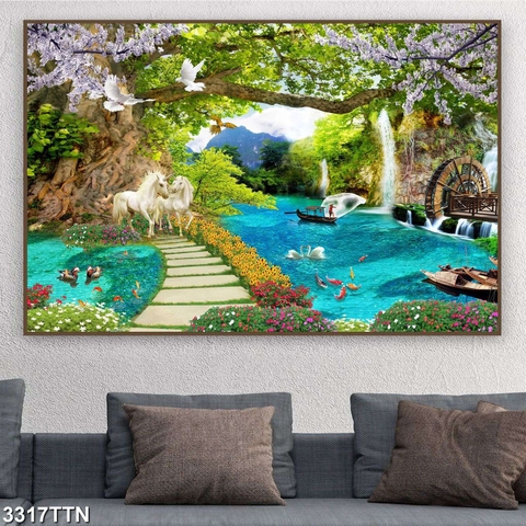 Tranh Phong Cảnh Thiên Nhiên | Tranh Ngọc Việt - Đắk Lắk | Tranh Ngọc Việt - Xưởng Tranh Đẹp Buôn Ma Thuột (BMT) DakLak