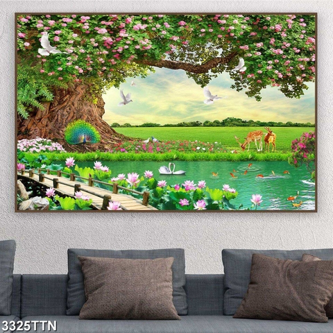 Tranh Sơn Thủy Ngang | Tranh Ngọc Việt - Đắk Lắk | Tranh Ngọc Việt - Xưởng Tranh Đẹp Buôn Ma Thuột (BMT) DakLak