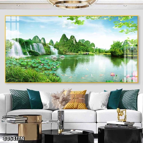 Tranh Sơn Thủy Ngang | Tranh Ngọc Việt - Đắk Lắk | Tranh Ngọc Việt - Xưởng Tranh Đẹp Buôn Ma Thuột (BMT) DakLak