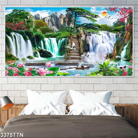 Tranh Sơn Thủy Ngang | Tranh Ngọc Việt - Đắk Lắk | Tranh Ngọc Việt - Xưởng Tranh Đẹp Buôn Ma Thuột (BMT) DakLak