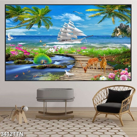 Tranh Phong Cảnh Thiên Nhiên | Tranh Ngọc Việt - Đắk Lắk | Tranh Ngọc Việt - Xưởng Tranh Đẹp Buôn Ma Thuột (BMT) DakLak