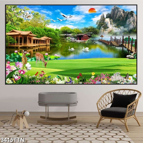 Tranh Phong Cảnh Thiên Nhiên | Tranh Ngọc Việt - Đắk Lắk | Tranh Ngọc Việt - Xưởng Tranh Đẹp Buôn Ma Thuột (BMT) DakLak