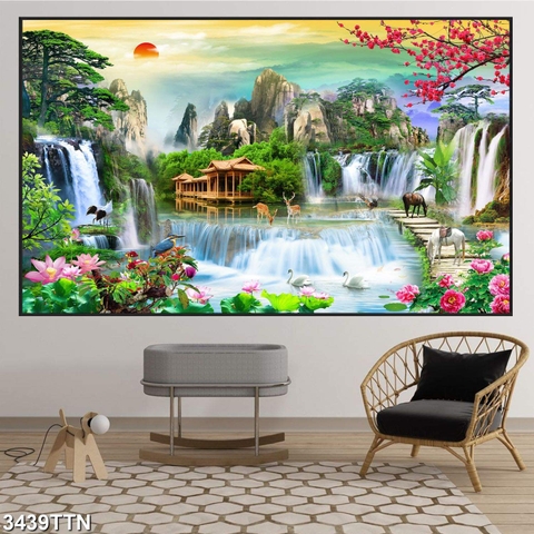 Tranh Sơn Thủy Ngang | Tranh Ngọc Việt - Đắk Lắk | Tranh Ngọc Việt - Xưởng Tranh Đẹp Buôn Ma Thuột (BMT) DakLak