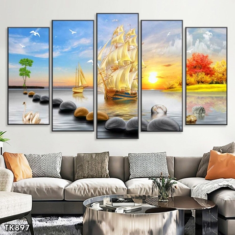 Tranh Thuận Buồm Xuôi Gió | Tranh Ngọc Việt - Đắk Lắk | Tranh Ngọc Việt - Xưởng Tranh Đẹp Buôn Ma Thuột (BMT) DakLak