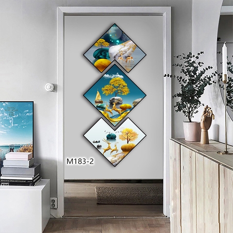 Bộ 3 Tranh Thoi Khuyết | Tranh Ngọc Việt - Đắk Lắk | Tranh Ngọc Việt - Xưởng Tranh Đẹp Buôn Ma Thuột (BMT) DakLak