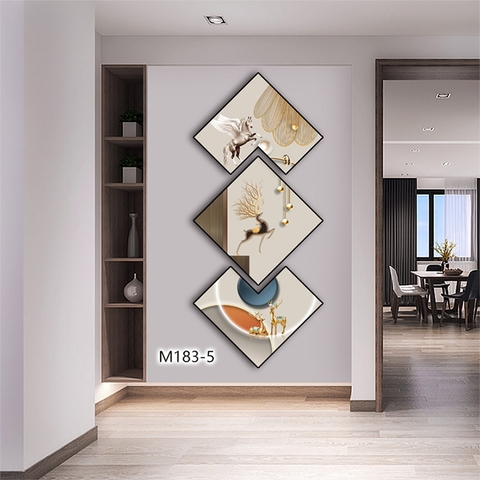 Bộ 3 Tranh Thoi Khuyết | Tranh Ngọc Việt - Đắk Lắk | Tranh Ngọc Việt - Xưởng Tranh Đẹp Buôn Ma Thuột (BMT) DakLak