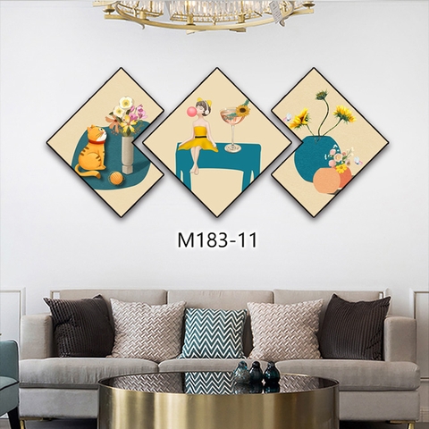 Bộ 3 Tranh Thoi Khuyết | Tranh Ngọc Việt - Đắk Lắk | Tranh Ngọc Việt - Xưởng Tranh Đẹp Buôn Ma Thuột (BMT) DakLak