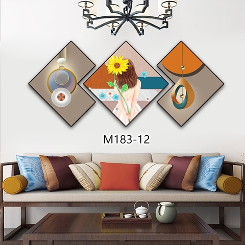 Bộ 3 Tranh Thoi Khuyết | Tranh Ngọc Việt - Đắk Lắk | Tranh Ngọc Việt - Xưởng Tranh Đẹp Buôn Ma Thuột (BMT) DakLak