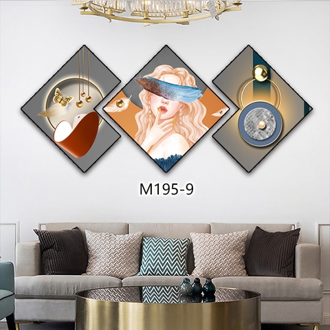 Bộ 3 Tranh Thoi Khuyết | Tranh Ngọc Việt - Đắk Lắk | Tranh Ngọc Việt - Xưởng Tranh Đẹp Buôn Ma Thuột (BMT) DakLak