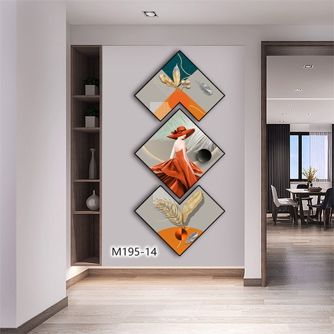 Bộ 3 Tranh Thoi Khuyết | Tranh Ngọc Việt - Đắk Lắk | Tranh Ngọc Việt - Xưởng Tranh Đẹp Buôn Ma Thuột (BMT) DakLak