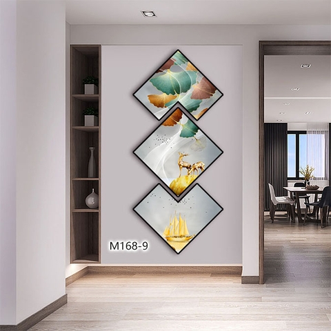 Bộ 3 Tranh Thoi Khuyết | Tranh Ngọc Việt - Đắk Lắk | Tranh Ngọc Việt - Xưởng Tranh Đẹp Buôn Ma Thuột (BMT) DakLak