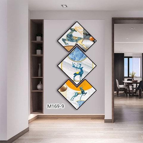 Bộ 3 Tranh Thoi Khuyết | Tranh Ngọc Việt - Đắk Lắk | Tranh Ngọc Việt - Xưởng Tranh Đẹp Buôn Ma Thuột (BMT) DakLak