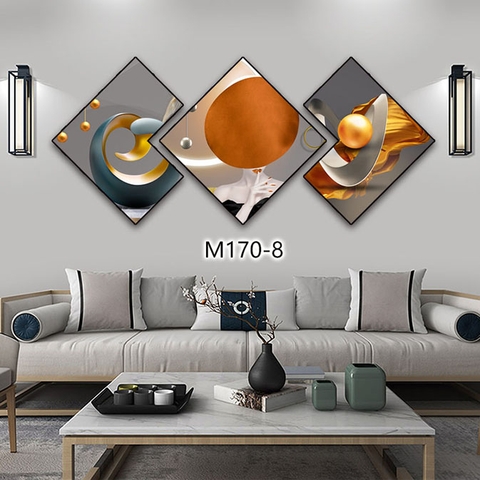 Bộ 3 Tranh Thoi Khuyết | Tranh Ngọc Việt - Đắk Lắk | Tranh Ngọc Việt - Xưởng Tranh Đẹp Buôn Ma Thuột (BMT) DakLak