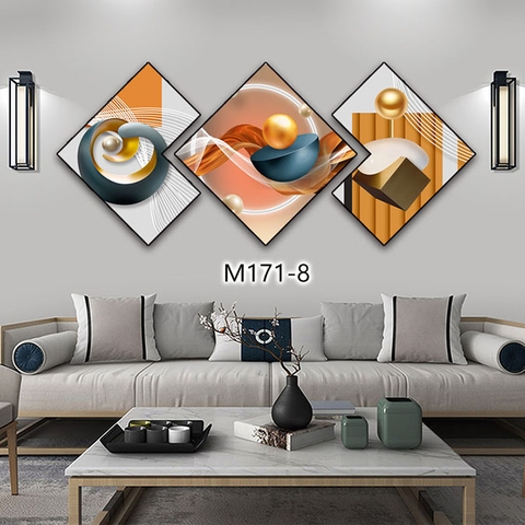 Bộ 3 Tranh Thoi Khuyết | Tranh Ngọc Việt - Đắk Lắk | Tranh Ngọc Việt - Xưởng Tranh Đẹp Buôn Ma Thuột (BMT) DakLak