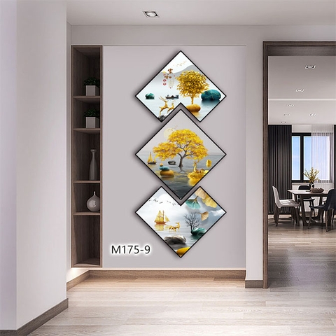 Bộ 3 Tranh Thoi Khuyết | Tranh Ngọc Việt - Đắk Lắk | Tranh Ngọc Việt - Xưởng Tranh Đẹp Buôn Ma Thuột (BMT) DakLak