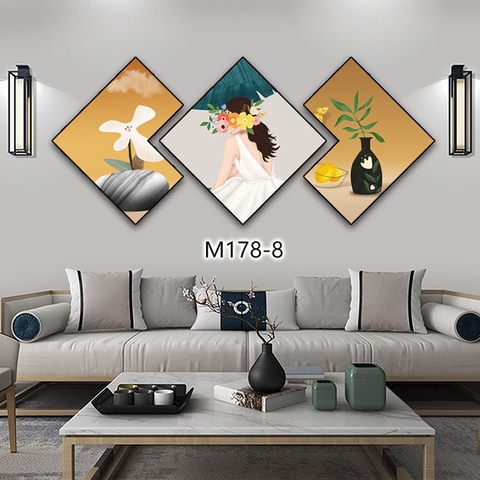 Bộ 3 Tranh Thoi Khuyết | Tranh Ngọc Việt - Đắk Lắk | Tranh Ngọc Việt - Xưởng Tranh Đẹp Buôn Ma Thuột (BMT) DakLak